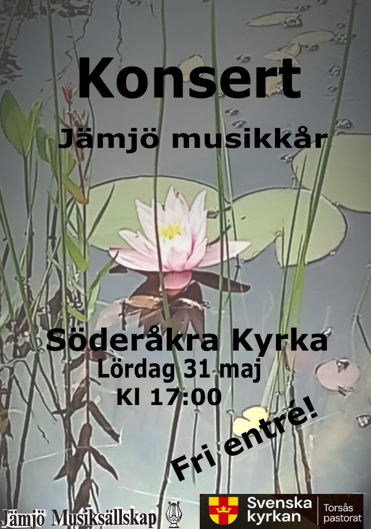13 maj Vårkonsert Jämjö kyrka, 19:00
